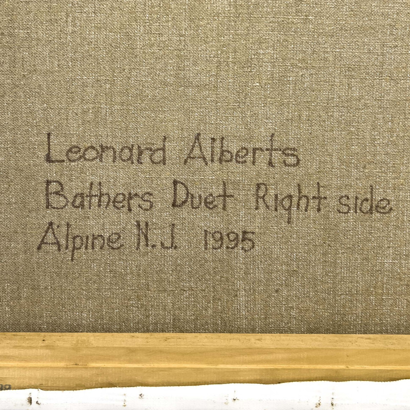 Leonard Alberts - Bathers Duet (Diptych)