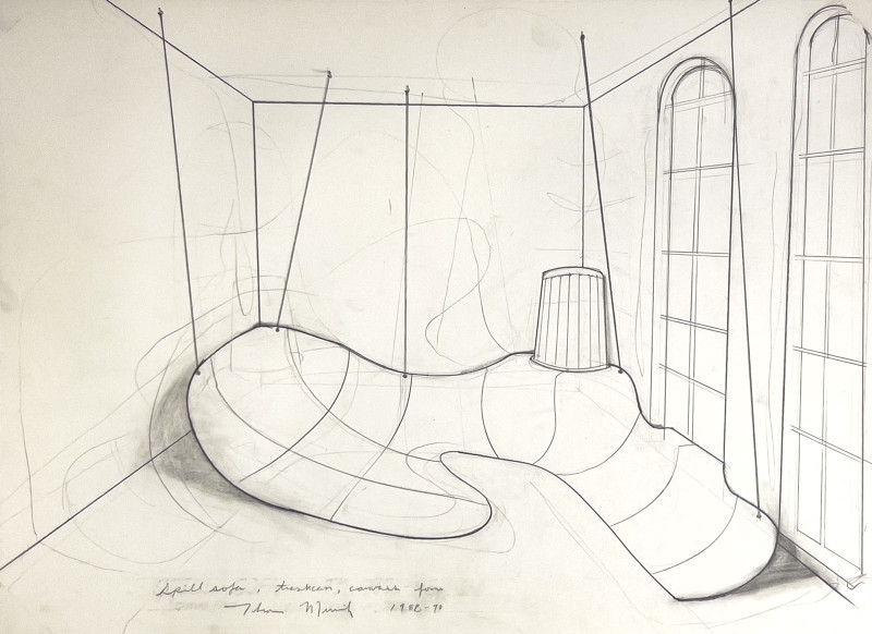 Unknown Artist - Spill Sofa, Trashcan, Canvass Form