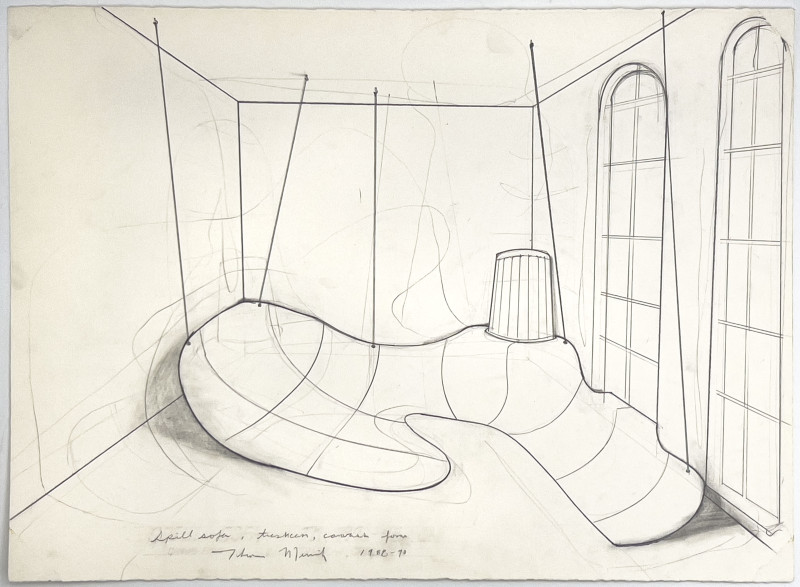 Unknown Artist - Spill Sofa, Trashcan, Canvass Form