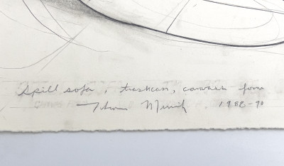 Unknown Artist - Spill Sofa, Trashcan, Canvass Form