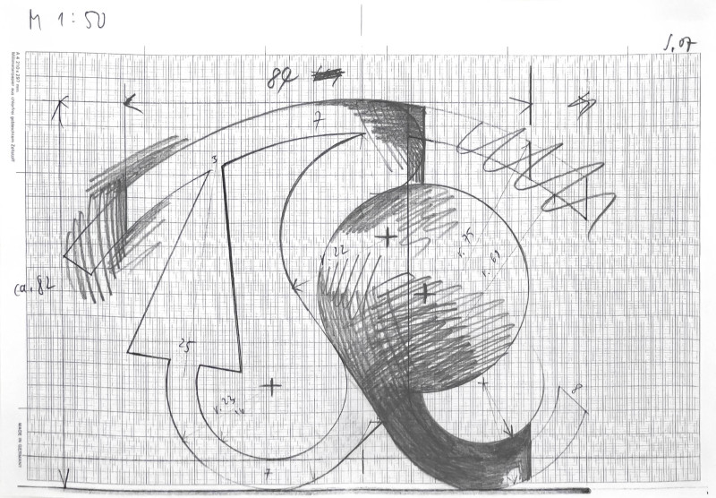 Thomas Scheibitz - Untitled (Graph Drawing)