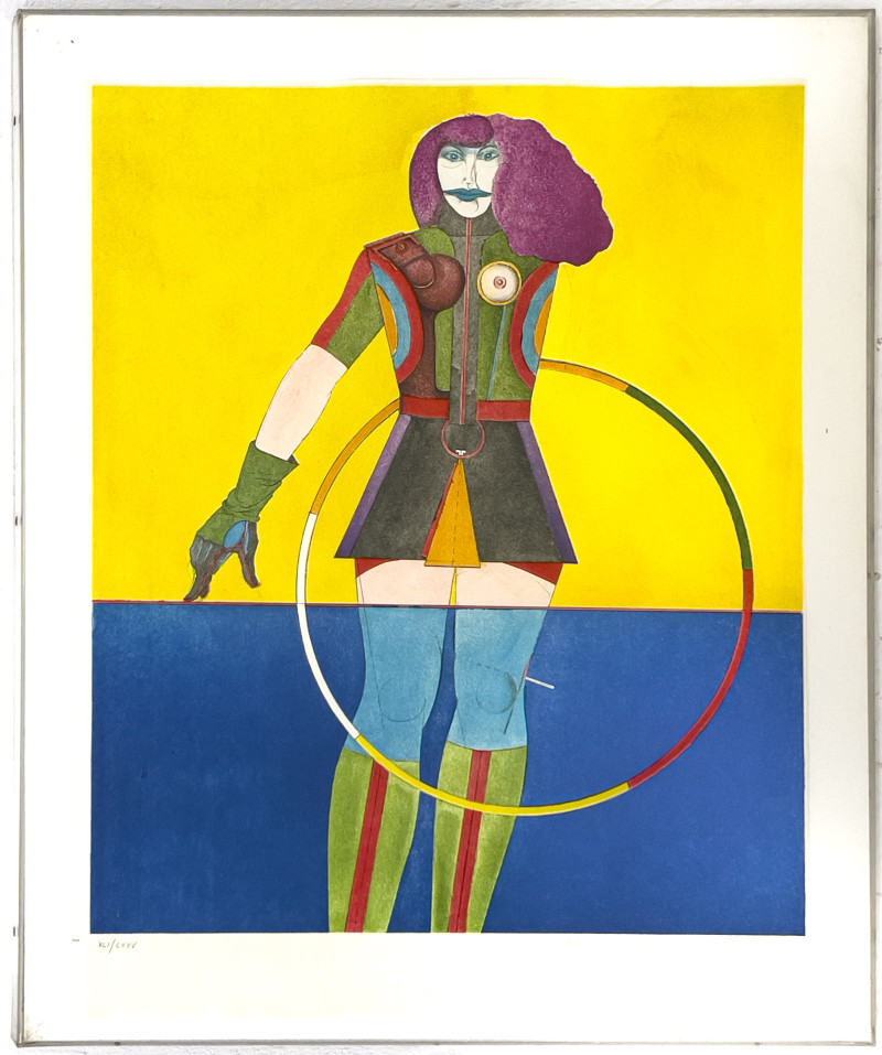 Richard Lindner - Girl with Hoop