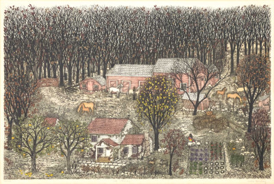 Cuca Romley - Central Park Fountain / The Stables (2 Works)