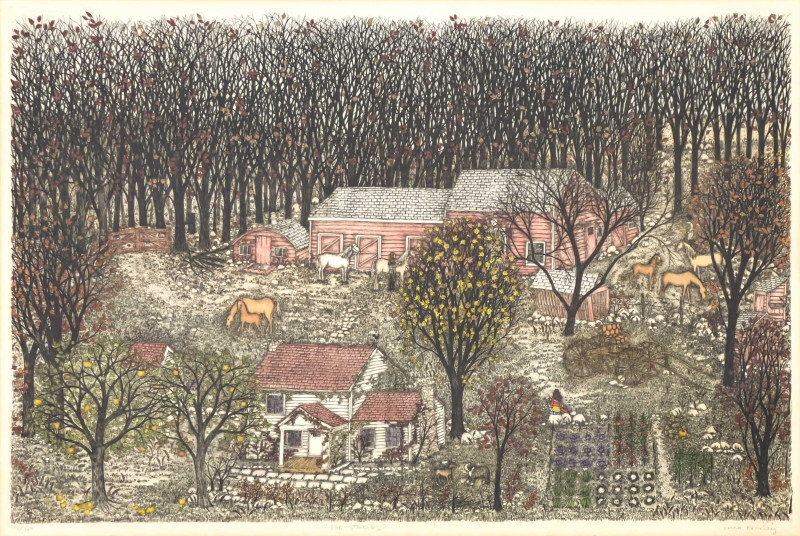 Cuca Romley - Central Park Fountain / The Stables (2 Works)