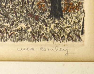 Cuca Romley - Central Park Fountain / The Stables (2 Works)