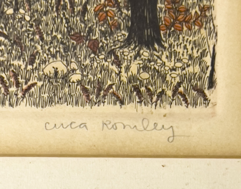 Cuca Romley - Central Park Fountain / The Stables (2 Works)