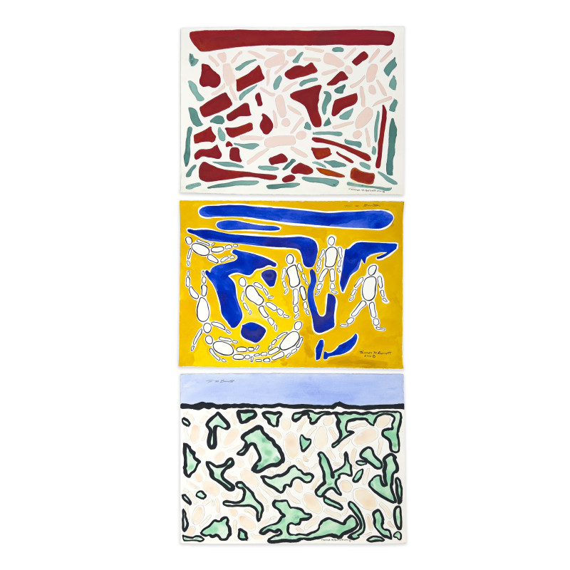 Thomas Barnett - Works on Paper, Group of 3