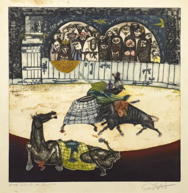 Guillermo Silva Santamaria - Two Editions (Crucifixion and Bullfight)