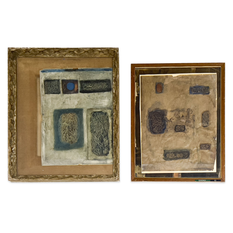 Martha McKay - Untitled Abstract Compositions (2 works)