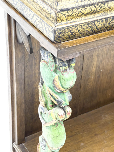 Asian - Small Thai Manuscript Box/Stand, Pairs