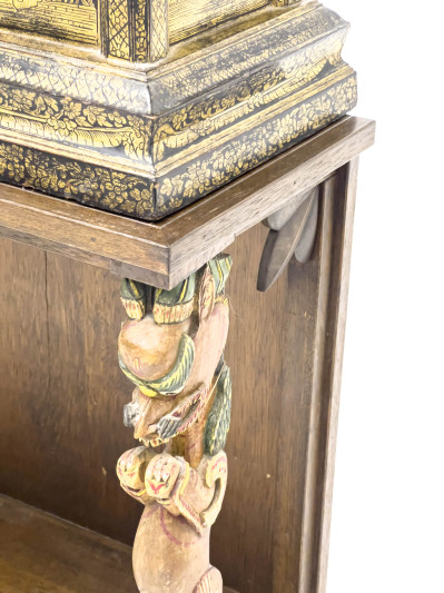 Asian - Small Thai Manuscript Box/Stand, Pairs