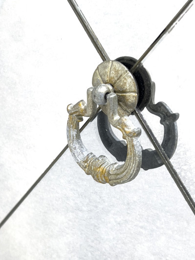 Pair of Hollywood Regency Style Mirrored Nightstands