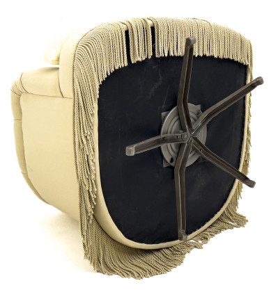 Tan Club Chairs, Pair