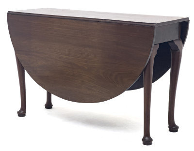 Round Drop-Leaf Table