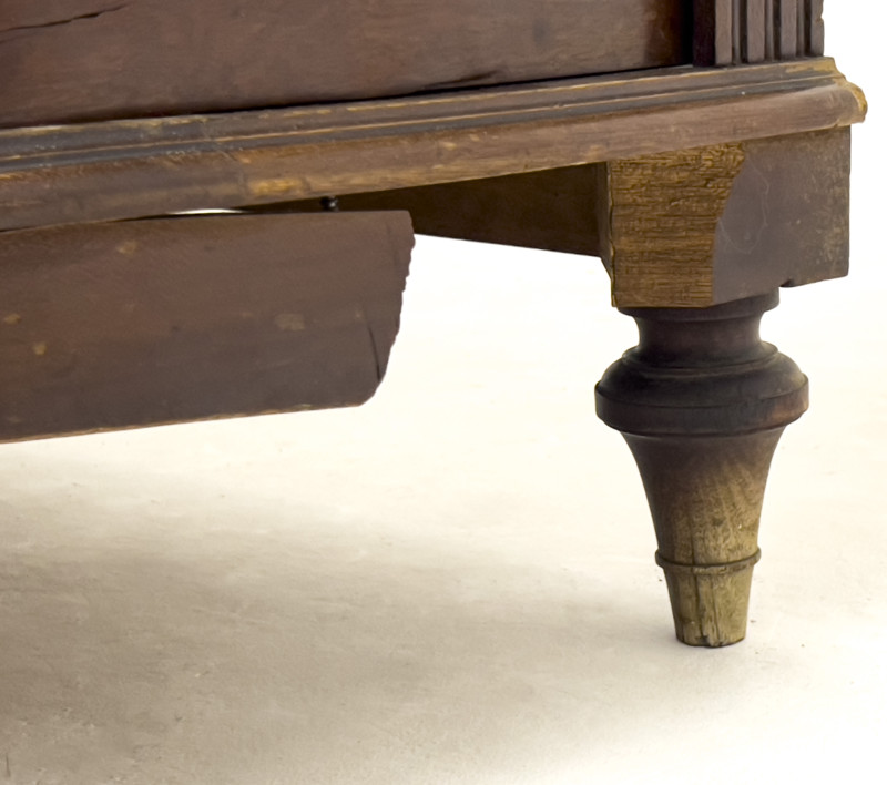 A Large Walnut Louis XVI Style Sideboard