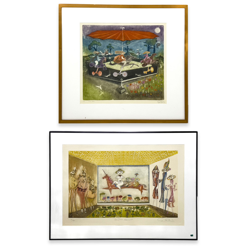 Guillermo Silva Santamaria - Two Editions (Figures and Carousel)