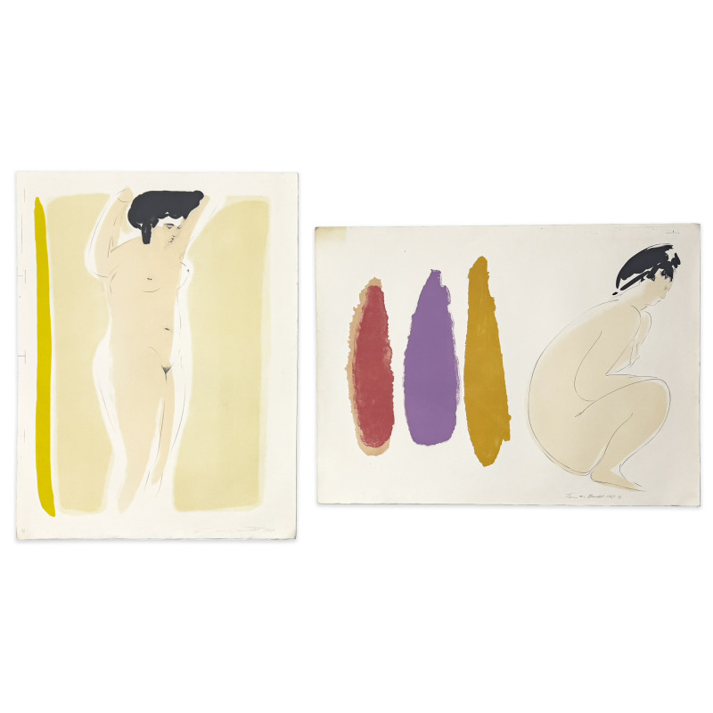 Thomas Barnett - Nudes, Group of 2