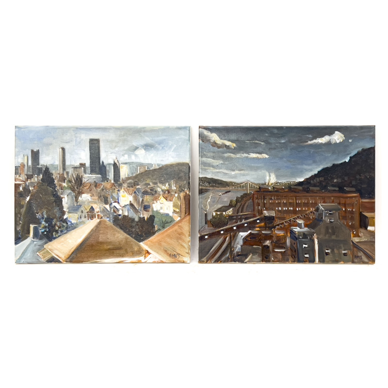 Adam Maeroff - Views of Pittsburgh, 2 Works