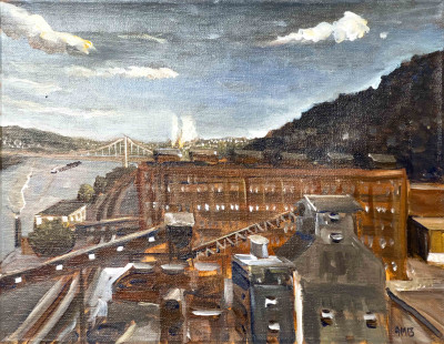 Adam Maeroff - Views of Pittsburgh, 2 Works