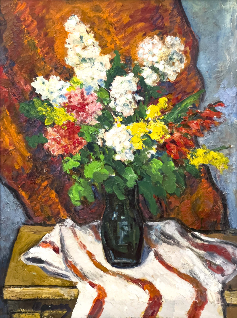 Albert Bela Bauer - Untitled (Vase of Flowers)