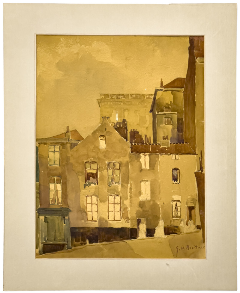 George Hendrik Breitner  - Untitled (Townhouses)