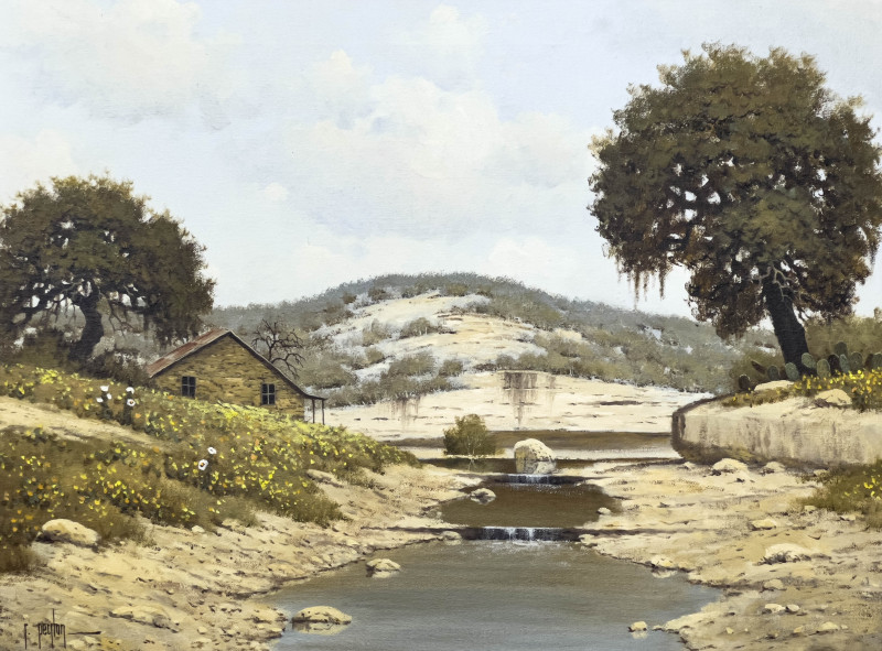 Randy Peyton - Untitled (Desert Creek Landscape)