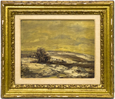 Louis Eilshemius - Untitled (Snowy Landscape)