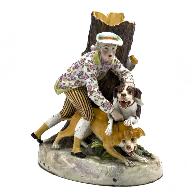 Jacob Petit - Large Sporting Scene Figural Group