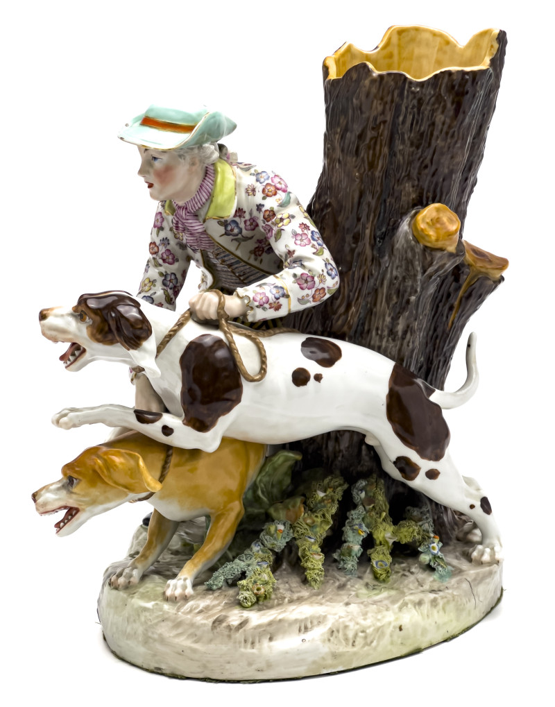 Jacob Petit - Large Sporting Scene Figural Group
