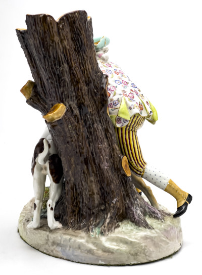 Jacob Petit - Large Sporting Scene Figural Group