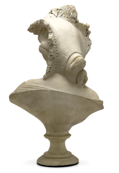 Victorian Alabaster Bust of a Woman