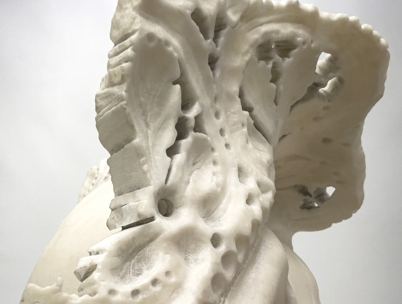 Victorian Alabaster Bust of a Woman