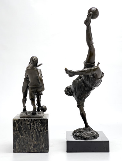 Milo - Football Players, 2 Works