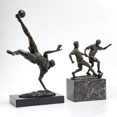 Milo - Football Players, 2 Works