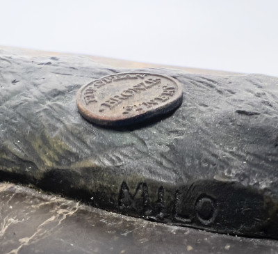 Bronze Baseball Players, Group of 3
