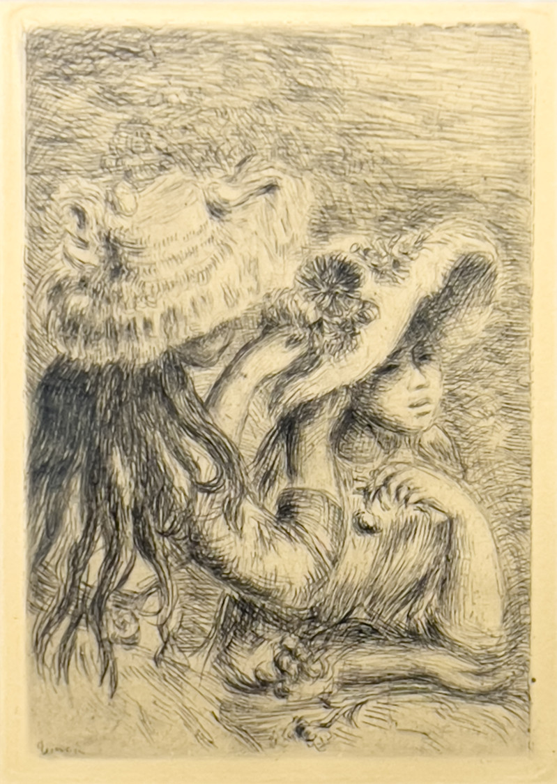 Pierre Auguste Renoir - Le chapeau epingle