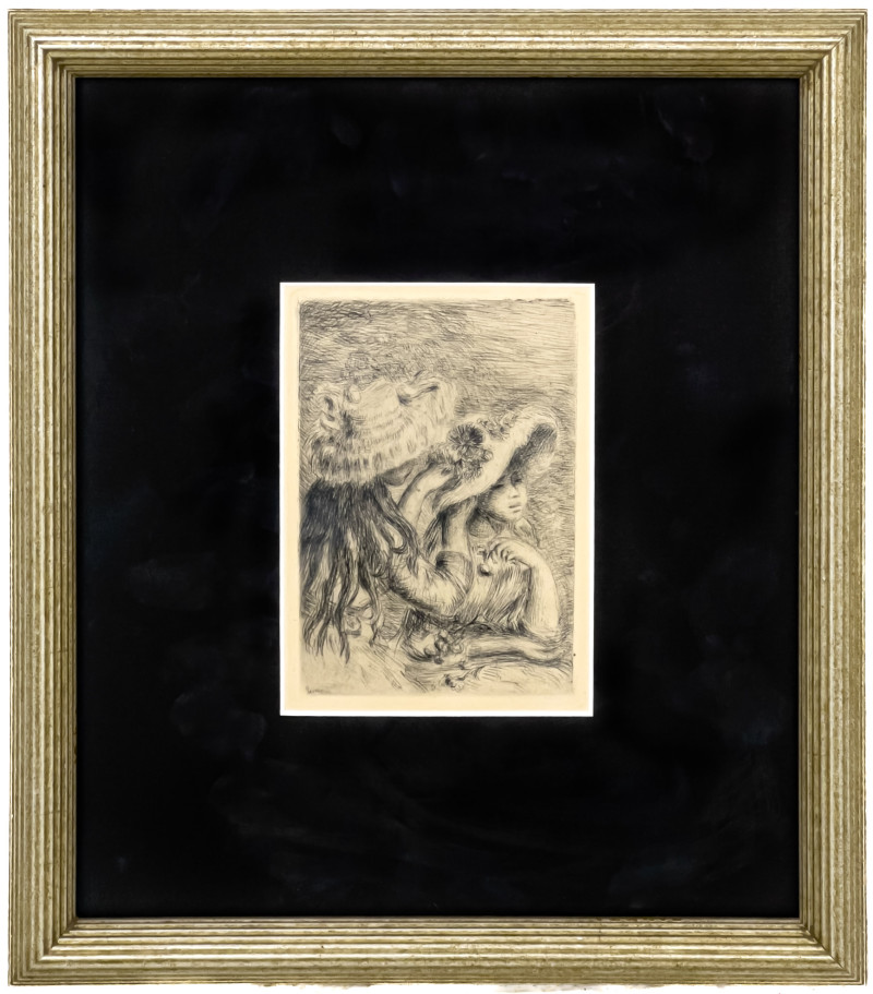 Pierre Auguste Renoir - Le chapeau epingle