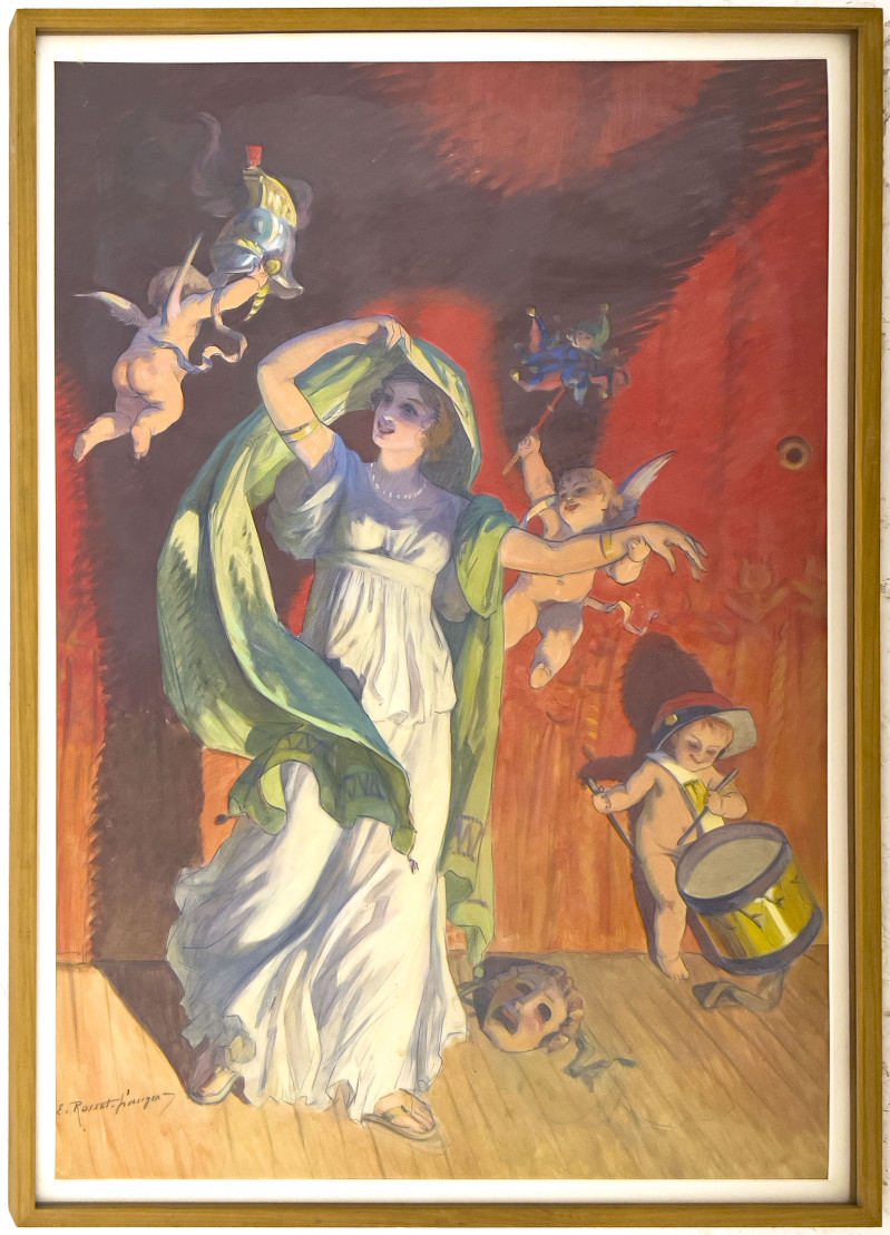 Edouard Rosset-Granger - Untitled (Actress with 3 Puttis as Muses)