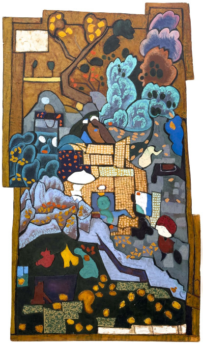 Janet Cooling - Untitled (Geometric Composition)