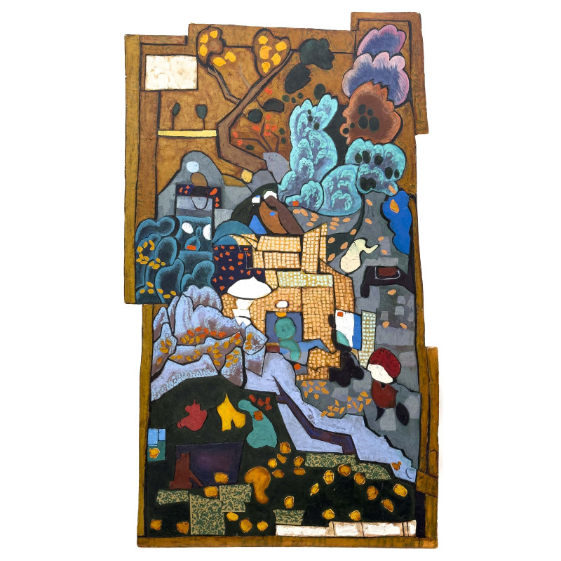 Janet Cooling - Untitled (Geometric Composition)