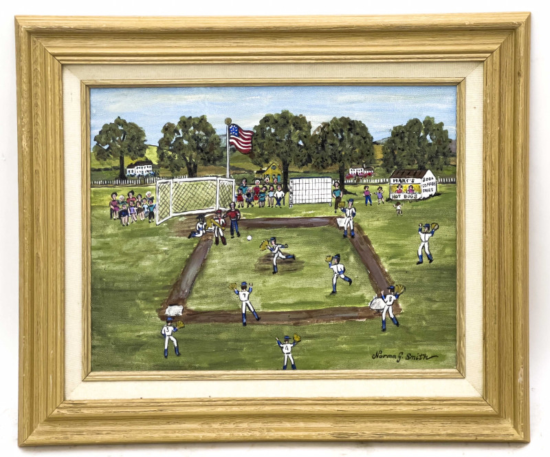 Norma G. Smith - Untitled (Baseball Game)
