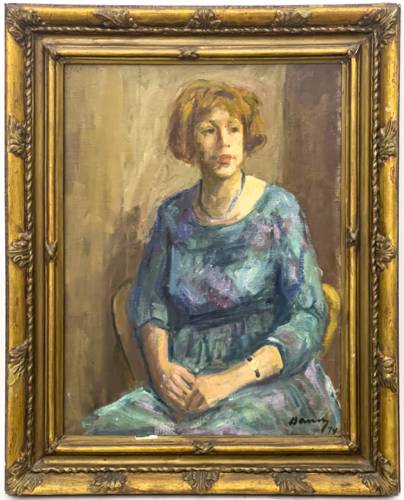 Albert Bela Bauer - Untitled (Portrait of a Woman)