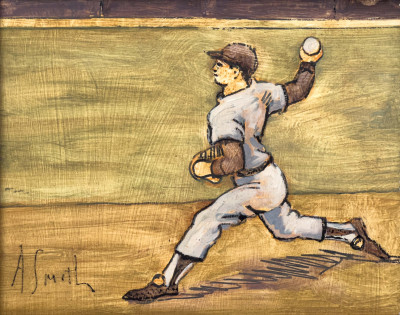 Arthur Smith - Baseball Scenes, Group of 3