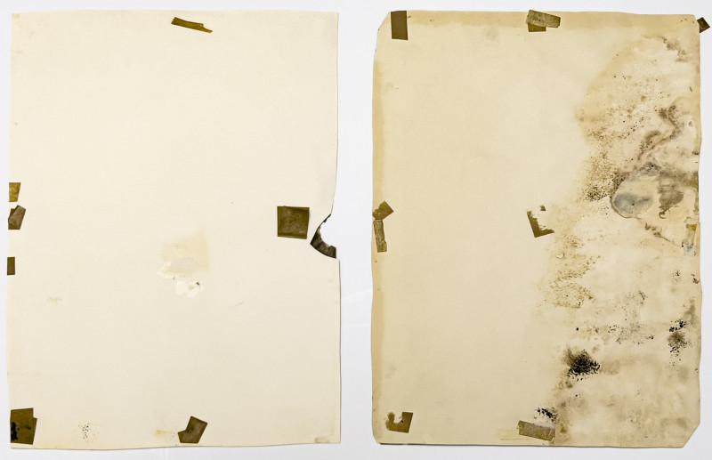 Martha McKay - Untitled Abstract Compositions, 2 Works