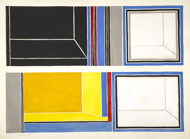 Thomas Barnett - Abstract Geometric Compositions, Group of 3