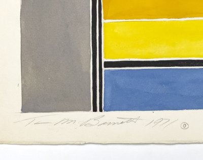 Thomas Barnett - Abstract Geometric Compositions, Group of 3