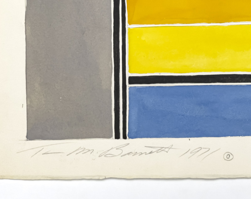 Thomas Barnett - Abstract Geometric Compositions, Group of 3