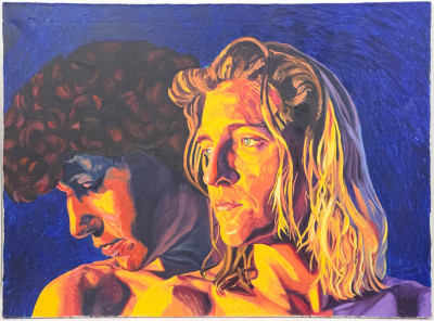 Janet Cooling - Portrait of Jacque and Janet