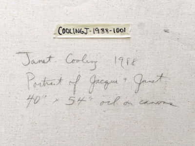 Janet Cooling - Portrait of Jacque and Janet