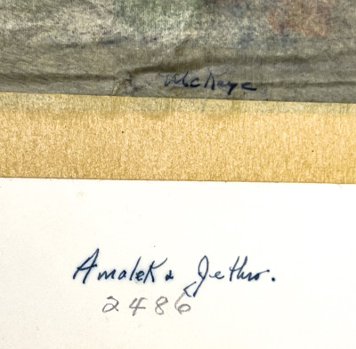 Martha McKay - Amalek and Jethro / Untitled, 2 Works